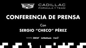Checo Pérez, en vivo: Transmisión de la conferencia del nuevo piloto de Cadillac F1 en CDMX