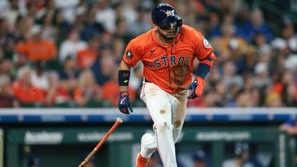 Isaac Paredes, beisbolista mexicano de los Astros de Houston