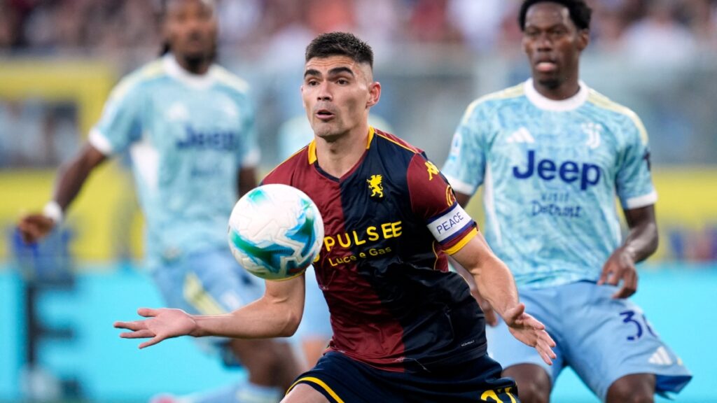 Joan Vásquez y el Genoa caen por la mínima ante la Juventus