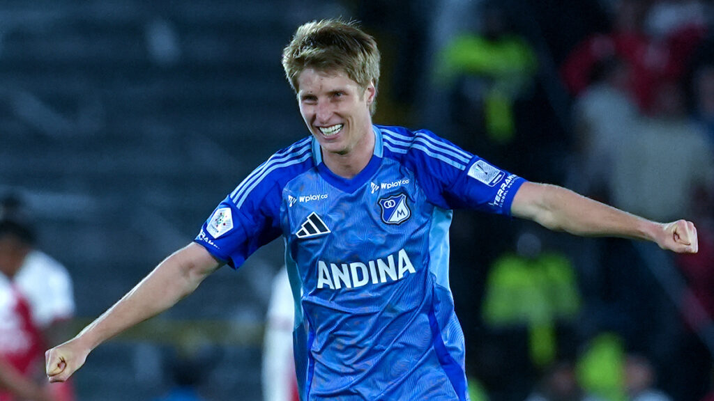 Andrés Llinás, en un partido con Millonarios. - Vizzor Image.