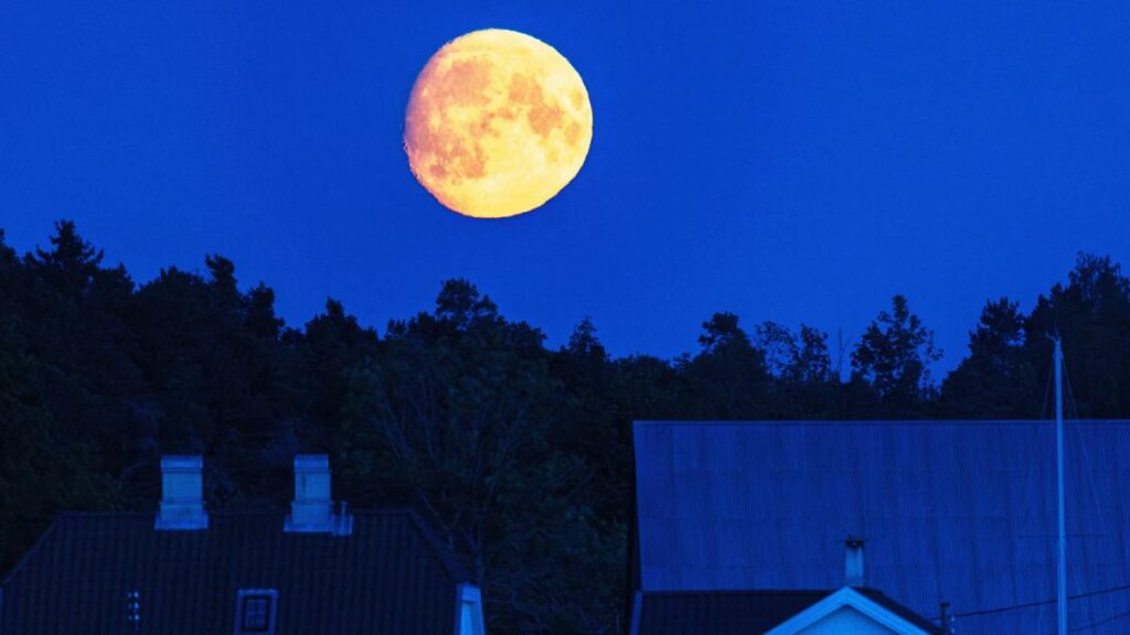 ¿Cuándo es la Luna de Esturión y la lluvia de meteoros Perseidas? | ODD ANDERSEN / AFP