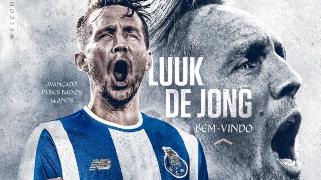 El Porto presentó como fichaje sorpresa al neerlandés Luuk De Jong, previo al partido amistoso entre Los Dragones y el Atlético de Madrid.