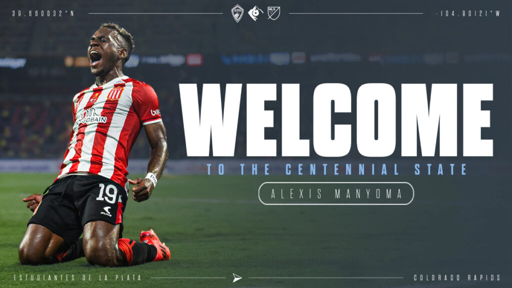 Alexis Castillo Mayoma, presentado en Colorado Rapids. - @ColoradoRapids.