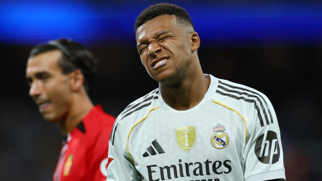Kylian Mbappé en lamento con el Real Madrid