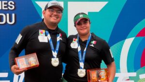 Andrea Becerra y Sebastián García le dan a México la primera medalla en los Juegos Mundiales 2025