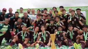 La selección mexicana sub 15 se corona en el Campeonato de la Concacaf