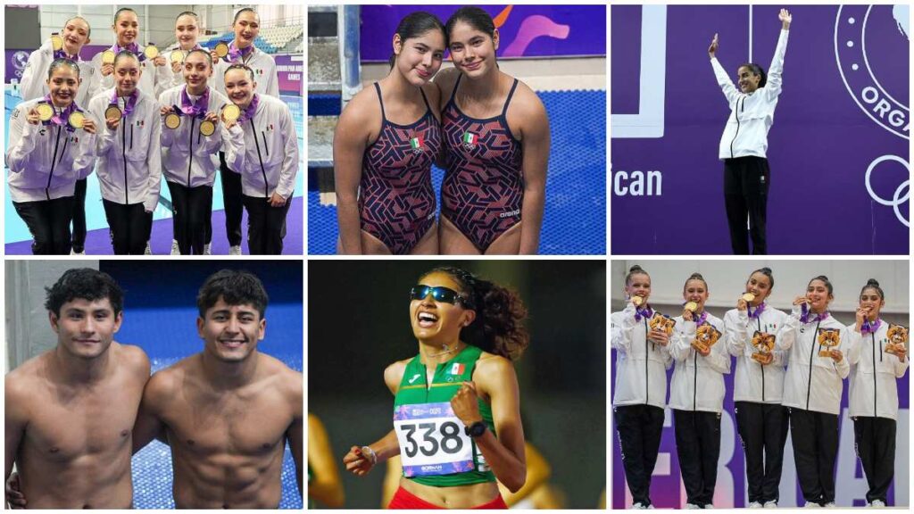 La delegación mexicana, con dominio en los Panamericanos Junior