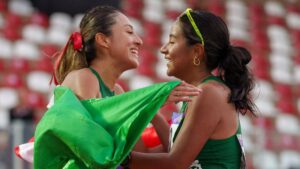 México hace el 1-2 en los 20 km de marcha femenil de los Juegos Panamericanos Junior 2025