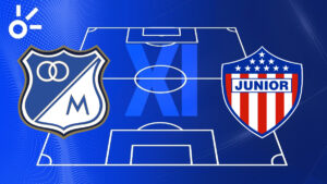 Posibles alineaciones de Millonarios vs Junior por la Liga BetPlay Dimayor 2025-II