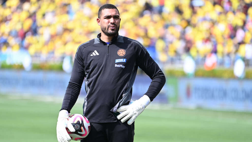 Álvaro Montero, en un partido de la Selección Colombia. - Vizzor Image.