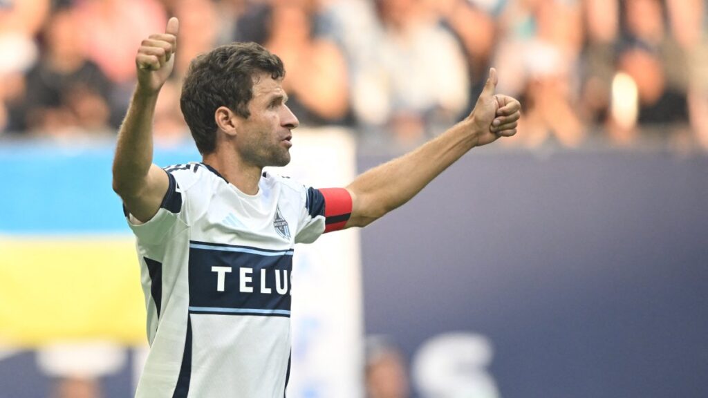 Muller durante el partido ante St. Louis City