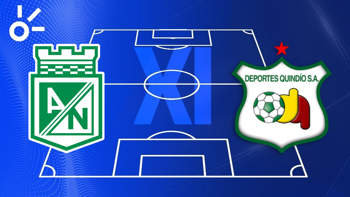 Alineaciones confirmadas de Atlético Nacional vs Deportes Quindío por ...