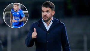 Nicolás Larcamón se rinde ante Piovi por su entrega en Cruz Azul pese oferta del Inter Miami