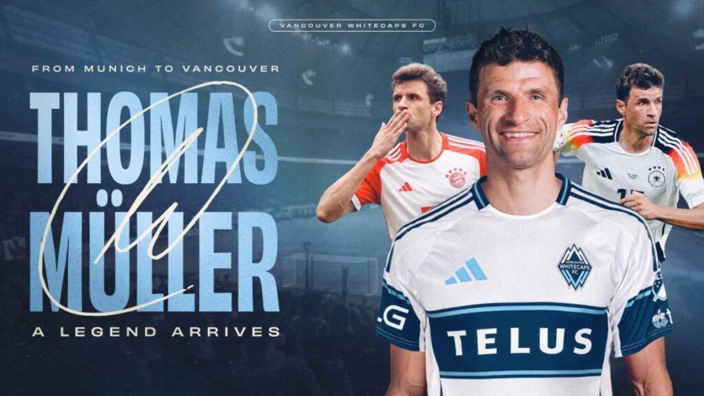 Muller es nuevo jugador de Vancouver Whitecaps