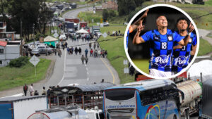 El paro minero frena la Vuelta a Colombia y ahora pone en la mira al fútbol colombiano
