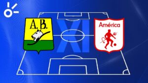 Posibles alineaciones del Atlético Bucaramanga vs América de Cali por la Copa BetPlay 2025