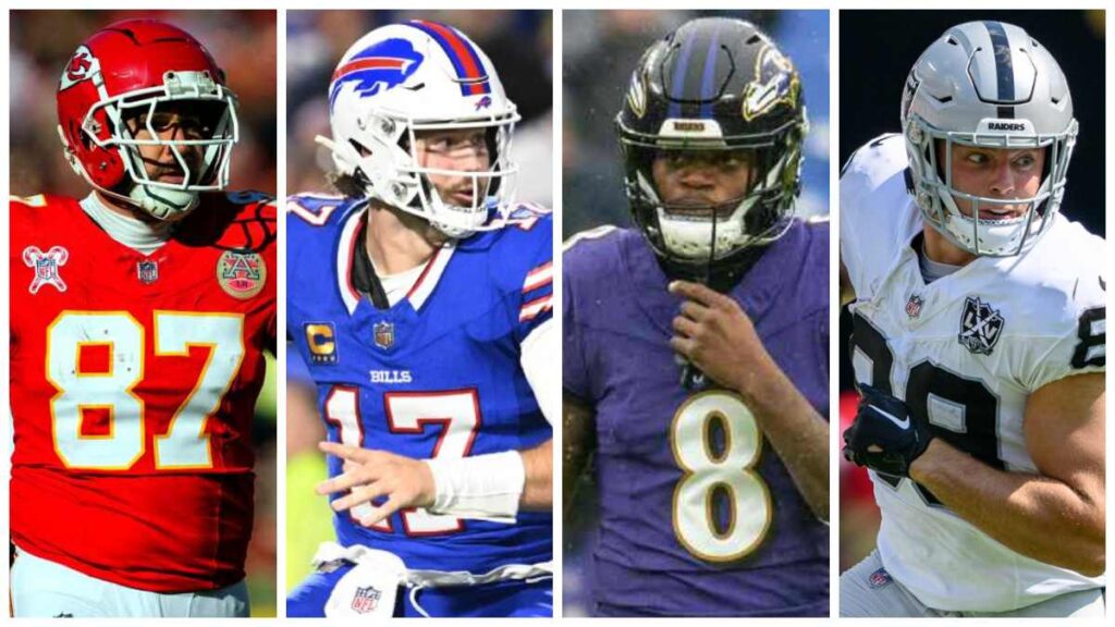 Los mejores quarterbacks y ala cerrada para el NFL Fantasy Football