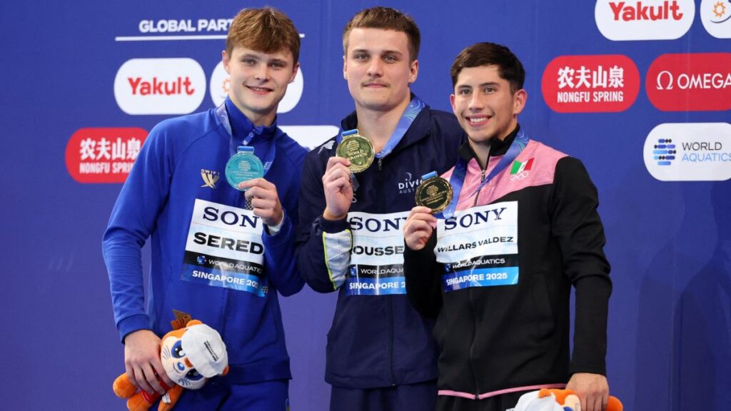 Randal Willars gana la medalla de bronce en la plataforma 10m