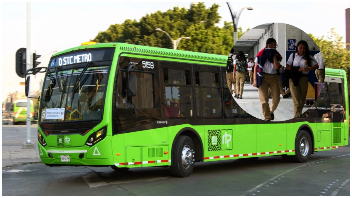 Estas son las rutas RTP 2025 exclusivas para estudiantes en la CDMX ...