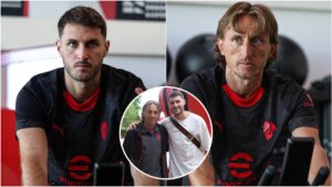Santi Gimenez reporta con el Milan y comparte su primer entrenamiento junto a Luka Modric