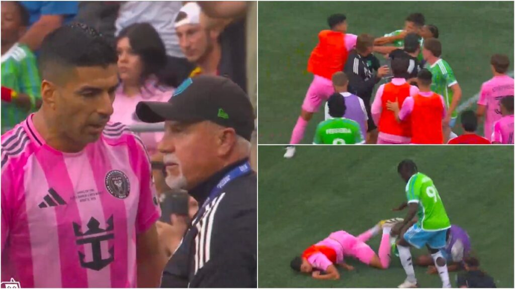 Seattle Sounders e Inter Miami en bronca