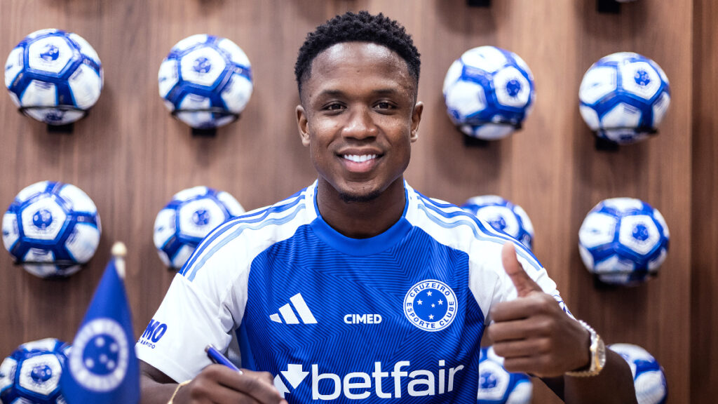 Luis Sinisterra, nuevo jugador de Cruzeiro. - @Cruzeiro.