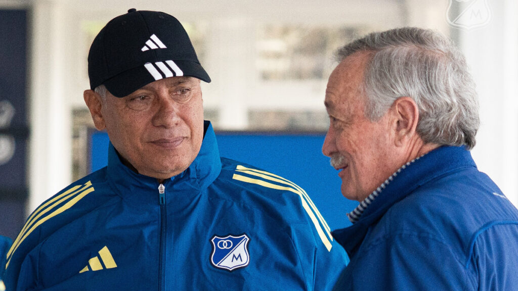 Hernán Torres y Enrique Camacho. - Millonarios FC.