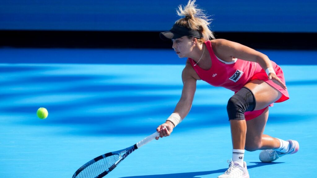 Renata Zarazúa en partido del Cincinnati Open