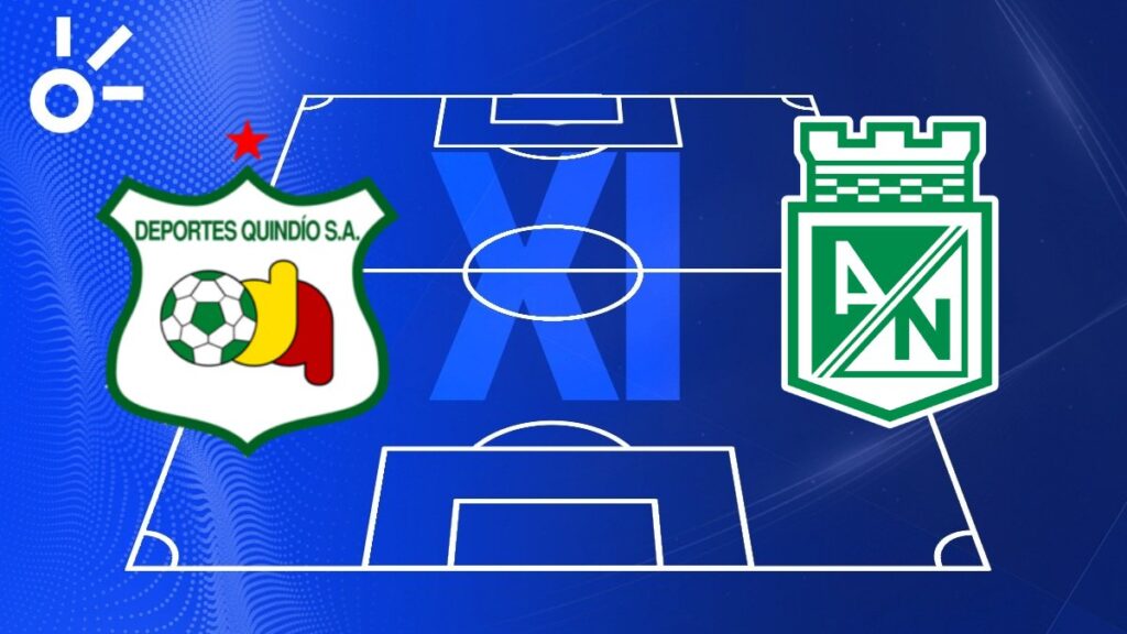 Posibles alineaciones del Quindío y Nacional.