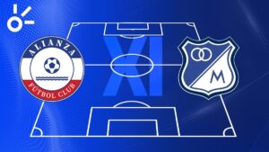 Alineaciones confirmadas de Alianza vs Millonarios por la Liga BetPlay 2025-II