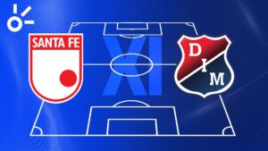 Alineaciones confirmadas de Santa Fe vs Medellín por la Copa BetPlay 2025