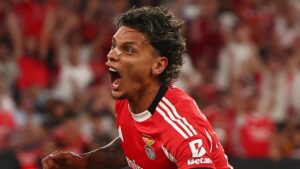 Richard Ríos, con la mira en su despegue europeo ante el Leverkusen