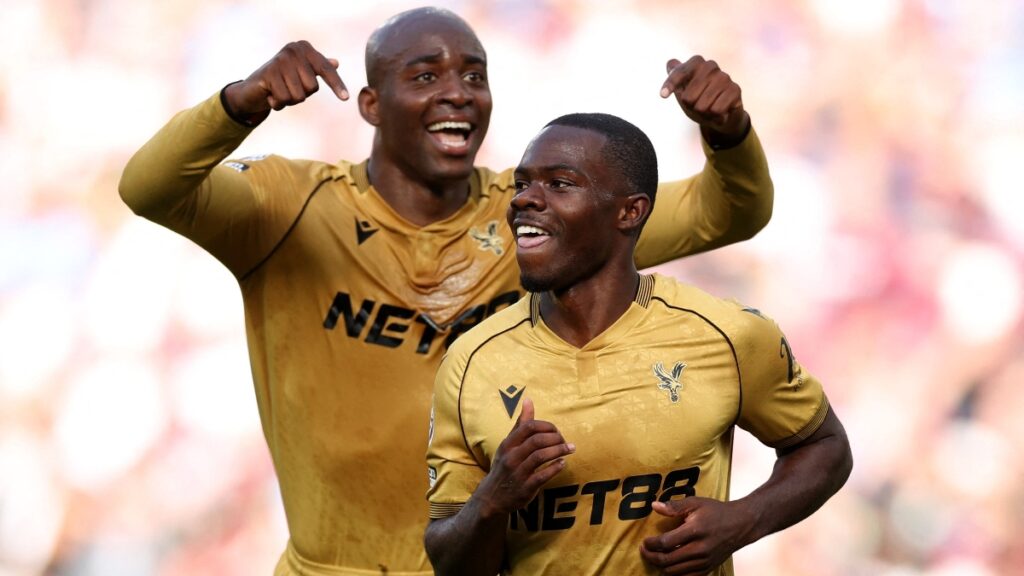 Crystal Palace celebrando ante West Ham / Reuters/John Sibley