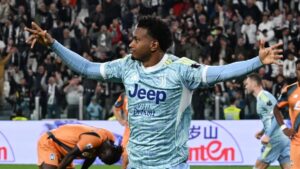 Juan David Cabal reaparece con bautismo de gol en empate de la Juventus