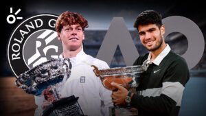 Carlos Alcaraz y Jannik Sinner, a un paso de completar el Grand Slam