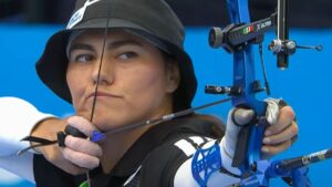Alejandra Valencia, eliminada en cuartos de final de arco recurvo femenil ante la campeona local Kang Chaeyoung
