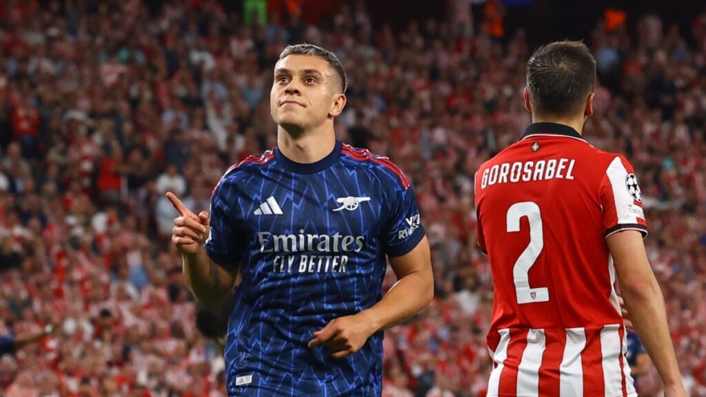 Arsenal sorprende en San Mamés y arranca la Champions con victoria