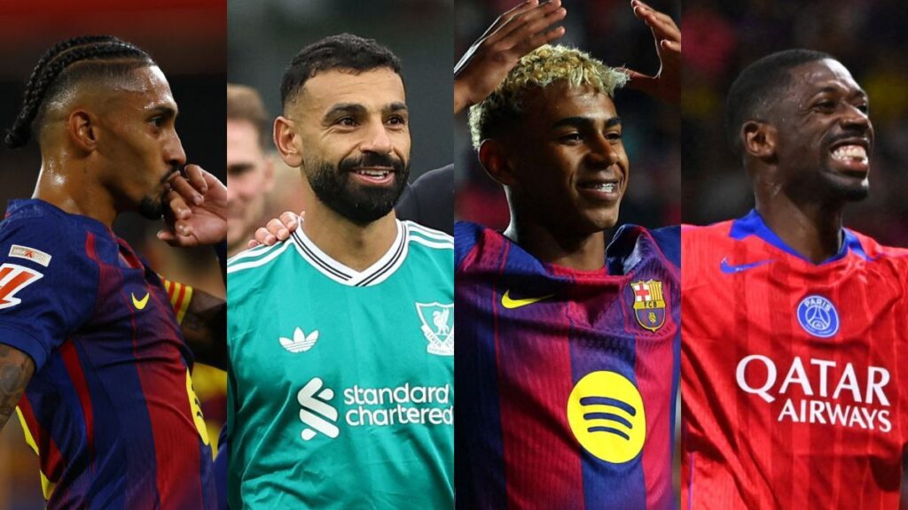 Los principales favoritos a conquistar el Balón de Oro 2025