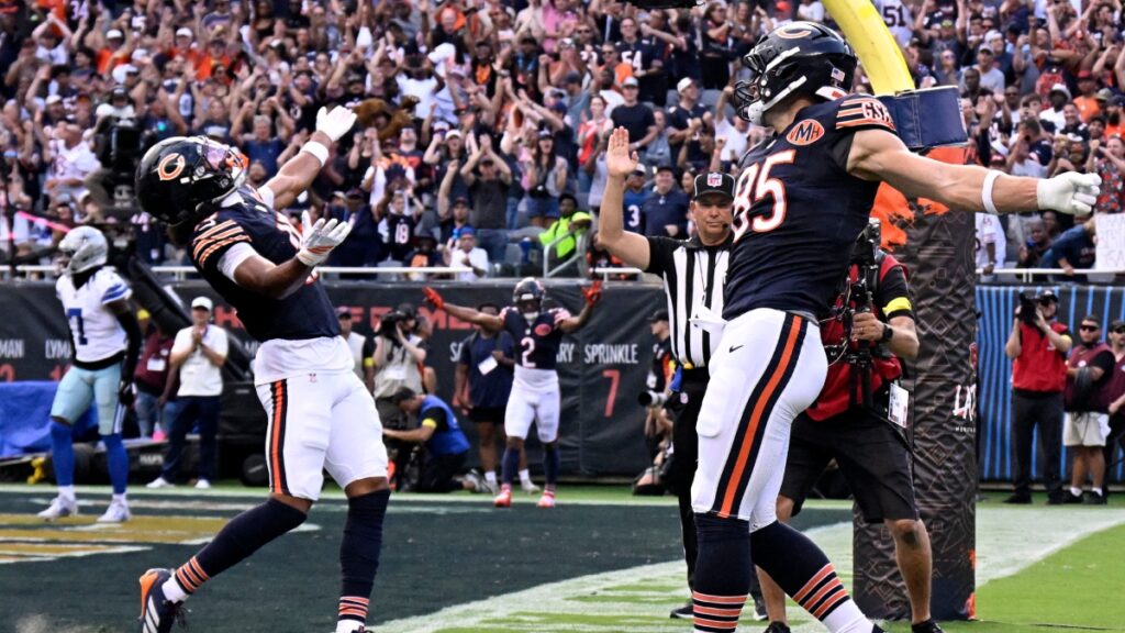 Caleb Williams conduce a los Bears a su primera victoria de la temporada ante los Cowboys