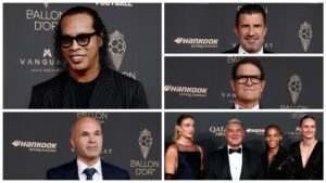 Lluvia de estrellas y leyendas en la alfombra roja del Balón de Oro 2025