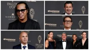 Lluvia de estrellas y leyendas en la alfombra roja del Balón de Oro 2025