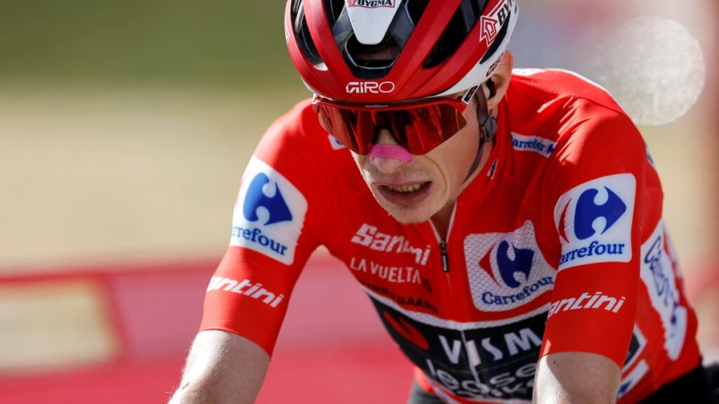 Jonas Vingegaard en La Vuelta | Oscar DEL POZO / AFP.