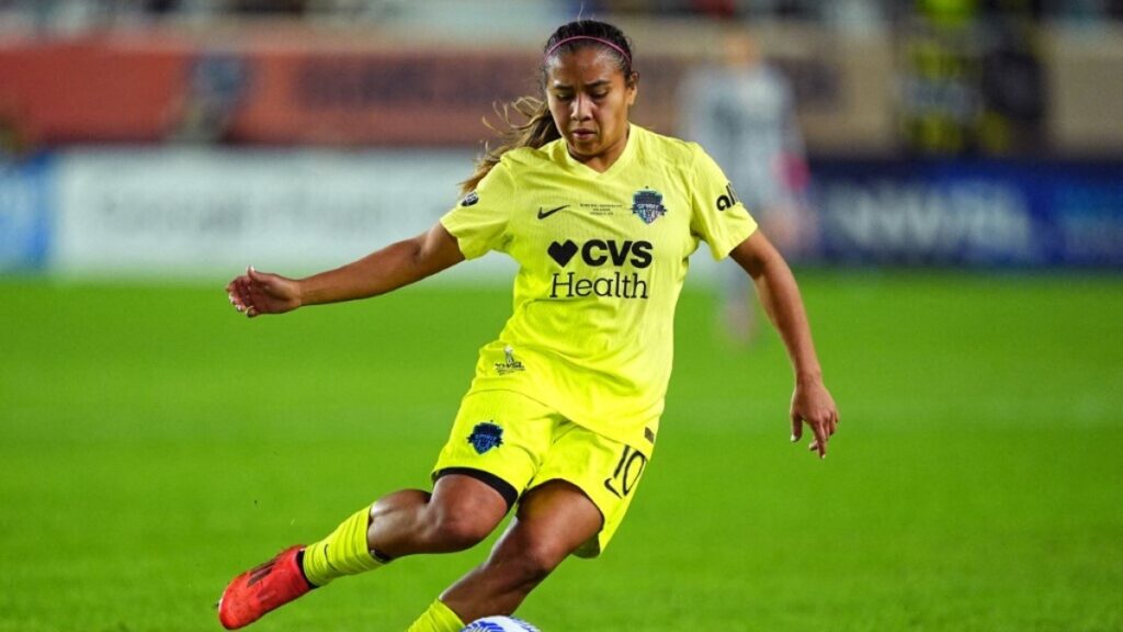 Leicy Santos con Washington Spirit | Getty Images via AFP.
