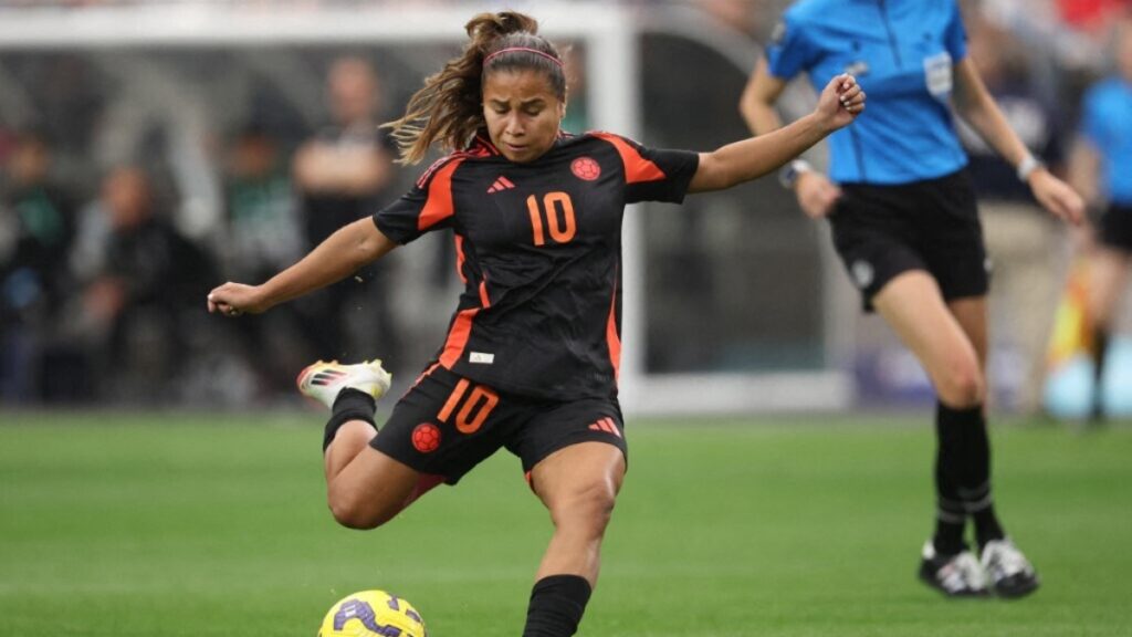 Leicy Santos con Colombia | Getty Images via AFP.