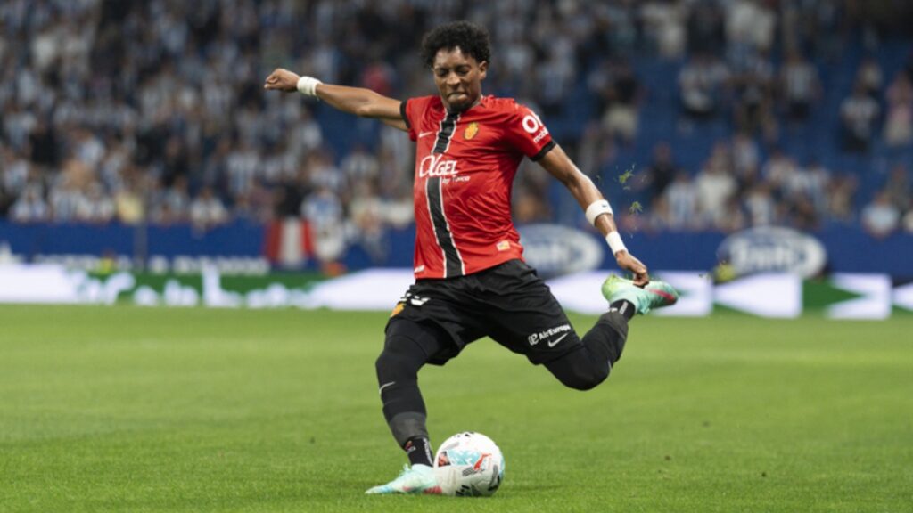 Johan Mojica con Mallorca | Ruben De La Rosa / NurPhoto via AFP.