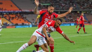 Santa Fe da el primer golpe y toma ventaja ante Medellín en la Copa BetPlay