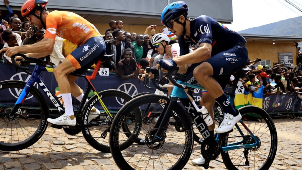 Harold Tejada, ciclista colombiano | REUTERS/Jean Bizimana.