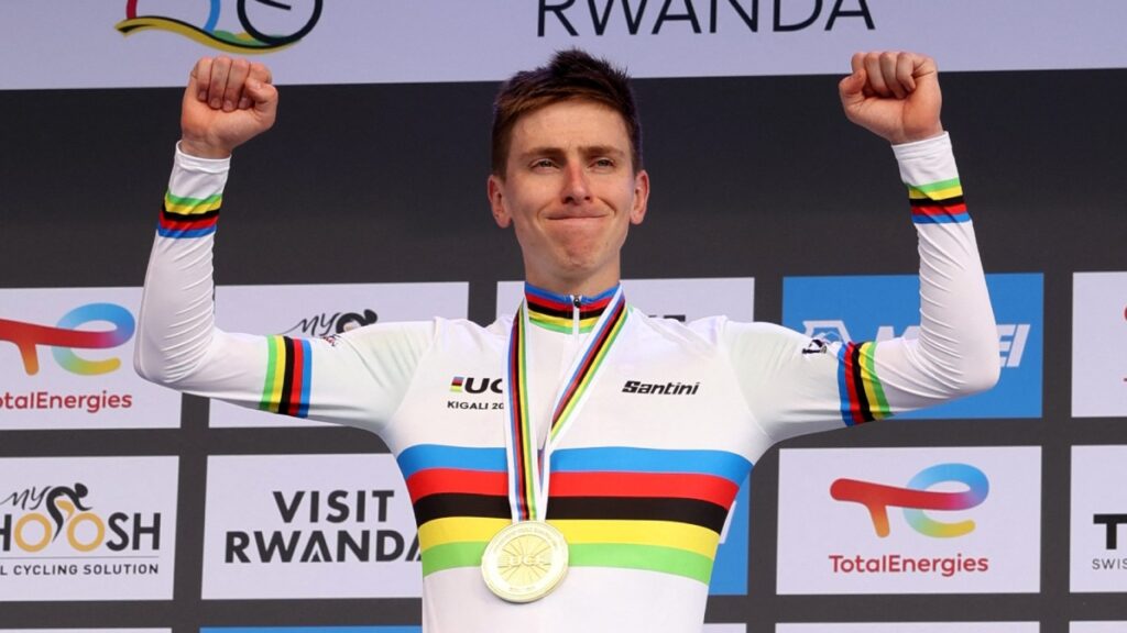 Tadej Pogacar | REUTERS/Jean Bizimana.