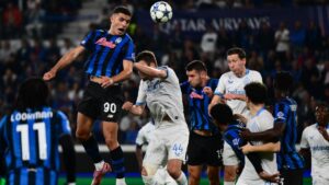Atalanta reacciona en el segundo tiempo y vence al Brujas en un duelo vibrante
