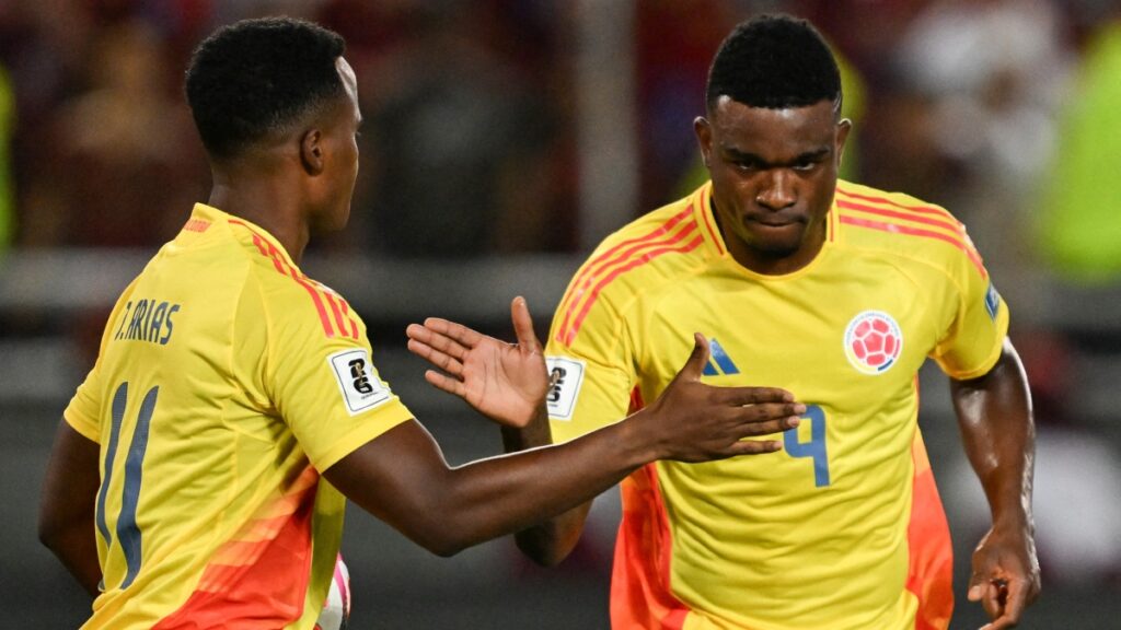 Córdoba y Arias celebrando | Juan BARRETO / AFP.